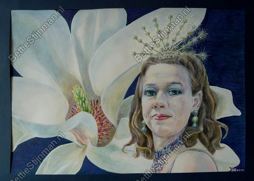 <head>Portret met Magnolia  /  Portrait with Magnolia</head>